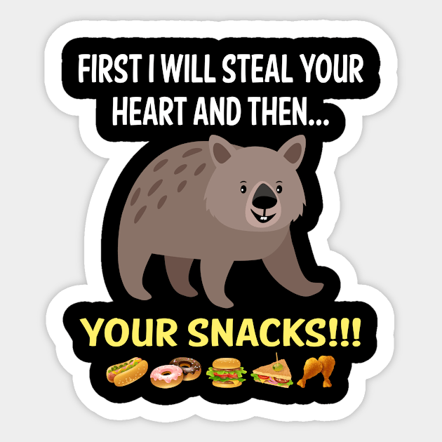 Steal Heart Wombat 08 Sticker by blakelan128